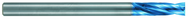 5.6mm Dia. X 110mm OAL 10XD-Carbide Drill-Flat Point -Aqua EX Coated - Top Tool & Supply