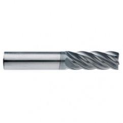 1/2" Dia. - 5/8" LOC - 2-1/2" OAL - .015 Radius 5 FL Carbide End Mill-AlCrN-X - Top Tool & Supply