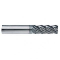 1/2" Dia. - 1" LOC - 3" OAL - 5 FL Carbide End Mill-AlCrN-X - Top Tool & Supply