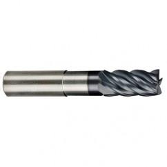 5/8" Dia. - 3/4" LOC - 5 OAL Ball Nose 5 FL Carbide S/E HP End Mill-AlCrNX - Top Tool & Supply