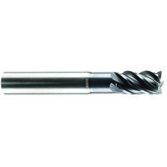 1" Dia. - 1-1/4" LOC - 6" OAL - 5 FL Carbide S/E HP End Mill-AlCrNX - Top Tool & Supply