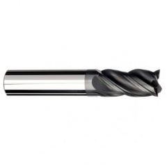 3/8 Dia. x 2-1/2 Overall Length 4-Flute Square End Solid Carbide SE End Mill-Round Shank-Center Cut-AlCrN-X - Top Tool & Supply