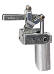 Vertical Pneumatic Cylinder - 375 lbs Holding Capacity; Bar Style U-Shape - Top Tool & Supply