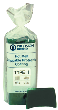 5 Pound Container - #43025 - Blue - Hot Melt Coating - Top Tool & Supply