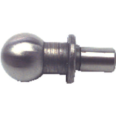 Model 826875–1/2″ Ball Diameter–1/4″ Shank Diameter - Tapped Toolmaker's Construction Ball - Top Tool & Supply