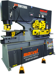 126 Ton - 24" Throat - 15HP, 220V, 3PH Motor Dual Cylinder Complete Integrated Ironworker - Top Tool & Supply