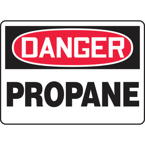 Sign, Danger Propane, 10″ × 14″, Aluminum - Top Tool & Supply