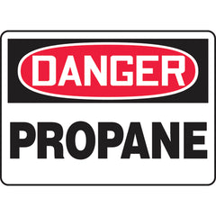 Sign, Danger Propane, 10″ × 14″, Aluminum - Top Tool & Supply