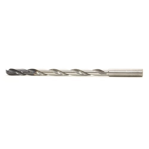 MDW3320XHV12 Q Dia. × 0.394″ Shank × 5.551″ Flute Length × 7.677″ OAL, DEX, External Coolant, Cylindrical Solid Carbide Drill - Exact Industrial Supply