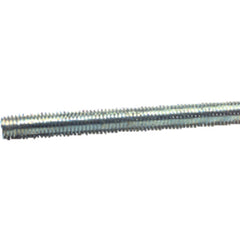 Threaded Rod - 1/4″-20; 3 Feet Long; Zinc Plated - Top Tool & Supply