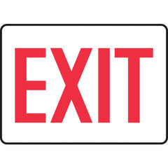 Sign, Exit, 10″ × 14″, Aluminum - Top Tool & Supply