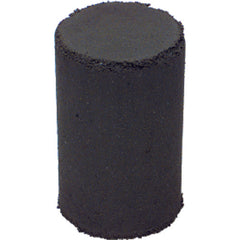 1 1/2″ × 1″ × 1/4″ - Cylinder Resin Bonded Rubber Cone (Fine Grit) - Top Tool & Supply