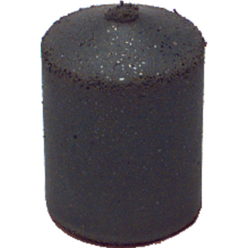 1 3/4″ × 1″ × 1/4″ - Pointed Resin Bonded Rubber Cone (Coarse Grit) - Top Tool & Supply