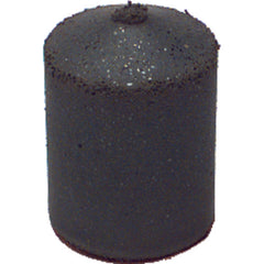 1 3/4″ × 1″ × 1/4″ - Pointed Resin Bonded Rubber Cone (Extra Fine Grit) - Top Tool & Supply