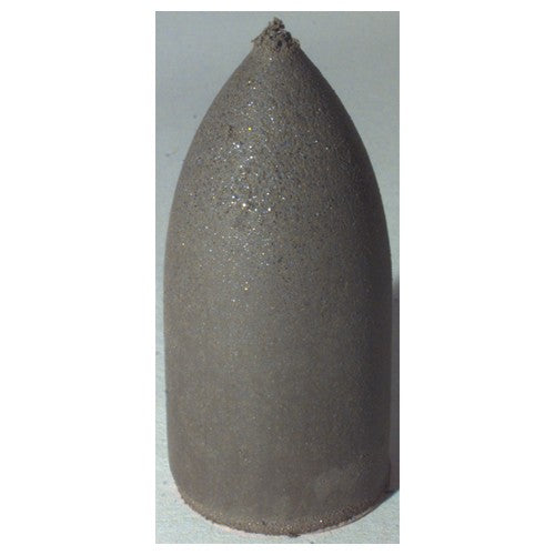 1 3/4″ × 7/8″ × 1/4″ - Bullet Resin Bonded Rubber Cone (Extra Fine Grit) - Top Tool & Supply