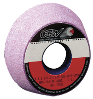 4/3 x 1-1/2 x 1-1/4" - Aluminum Oxide (PA) / 60K Type 11 - Tool & Cutter Grinding Wheel - Top Tool & Supply
