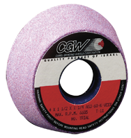 5/3-3/4 x 1-3/4 x 1-1/4" - Aluminum Oxide (PA) / 46K Type 11 - Tool & Cutter Grinding Wheel - Top Tool & Supply