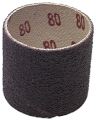 1 x 1-1/2'' - 120 Grit - A/O Resin Bond Abrasive Band - Top Tool & Supply