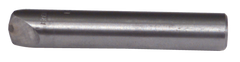 1/3 Carat - 7/16 x 2-1/2'' Shank - Lapped Diamond Chisel for Radius Tool - Top Tool & Supply