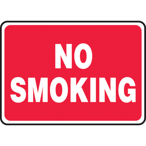 Sign, No Smoking, 7″ × 10″, Aluminum - Top Tool & Supply