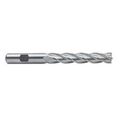 9/32 Dia. x 3-3/4 Overall Length 4-Flute Square End High Speed Steel SE End Mill-Round Shank-Center Cut-Uncoated - Top Tool & Supply