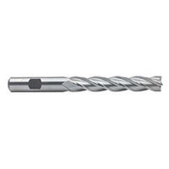 9/32 Dia. x 3-3/4 Overall Length 4-Flute Square End High Speed Steel SE End Mill-Round Shank-Center Cut-Uncoated - Top Tool & Supply