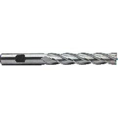 1 Dia. x 8-1/2 Overall Length 4-Flute Square End High Speed Steel SE End Mill-Round Shank-Non-Center Cutting-Uncoated - Top Tool & Supply