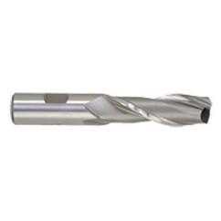 1-7/8 Dia. x 5-1/2 Overall Length 2-Flute Square End High Speed Steel SE End Mill-Round Shank-Center Cut-Uncoated - Top Tool & Supply