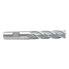 3/4 Dia. x 5-1/4 Overall Length 6-Flute Square End M-42 Cobalt SE End Mill-Round Shank-Center Cut-Uncoated - Top Tool & Supply