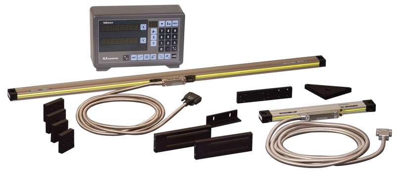 Digital Readout System - #174-173PM2K; 2-Axis; 12 x 36'' Series ABS-AOS; For Milling Applications - Top Tool & Supply