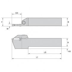 250214 WMT LH TOOLHOLDER 16 X 16 - Top Tool & Supply