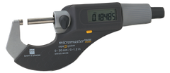 1 - 2" / 25 - 50mm Measuring Range - .0002 Accur. - Friction Thimble - Carbide Face - Micromaster Electronic Outside Micrometer - Top Tool & Supply