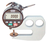 #DG10-10 - 0 - .050'' Range - .0005" Resolution - 2'' Throat Depth - Electronic Thickness Gage - Top Tool & Supply