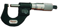 #T216XRL-1 - 0 - 1'' Measuring Range - .0001 Graduation - Ratchet Thimble - Carbide Face - Digital Outside Micrometer - Top Tool & Supply