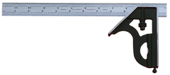 #435-12-4R - 12'' - 4R Graduation - Regular Blade - 4 Piece Combination Square Set - Top Tool & Supply