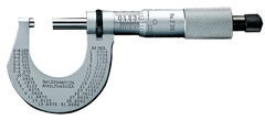 #T230XFL - 0 - 1'' Measuring Range - .001 Graduation - Friction Thimble - Carbide Face - Outside Micrometer - Top Tool & Supply