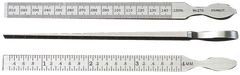 #270 - 1 Leaf - .010 to .150" (.3 to 4mm) Range - Taper Gage - Top Tool & Supply