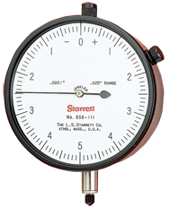 #656-441J - 1" Total Range - 0-100 Dial Reading - AGD 4 Dial Indicator - Top Tool & Supply