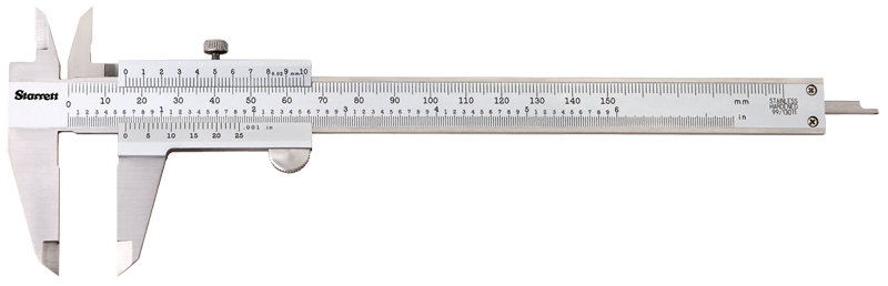 #125MEA-12/300 - 0 - 12 / 0 - 300mm Measuring Range (.002 / 0.02mm Grad.) - Vernier Caliper - Top Tool & Supply