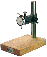 #653GJ - Kit Contains: .0005" Graduation; 0-25-0 Reading - Pink Granite Stand & Dial Indicator - Top Tool & Supply