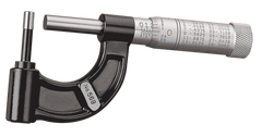 #569AXP - 0 - 1'' Measuring Range - .001" Graduation - Friction Thimble - Carbide Face - Tubing Micrometer - Top Tool & Supply