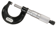 #T436.1XRL-6 - 5 - 6'' Measuring Range - .001 Graduation - Ratchet Thimble - Carbide Face - Outside Micrometer - Top Tool & Supply