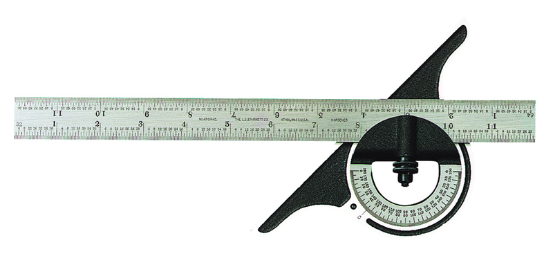 12-12-4R PROTRACTOR W/BLADE - Top Tool & Supply