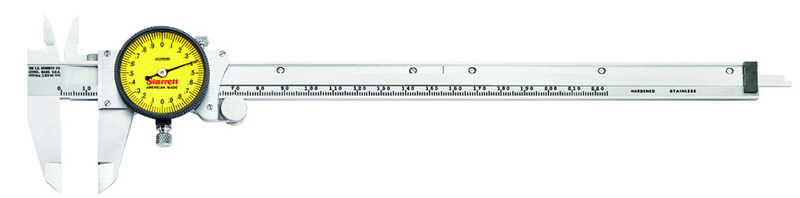 #120M-225 - 0 - 225mm Measuring Range (0.02mm Grad.) - Dial Caliper - Top Tool & Supply