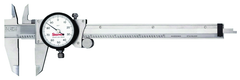 #120A-6 - 0 - 6'' Measuring Range (.001 Grad.) - Dial Caliper with Letter of Certification - Top Tool & Supply