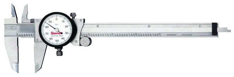 #120A-6 - 0 - 6'' Measuring Range (.001 Grad.) - Dial Caliper - Top Tool & Supply