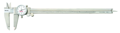 #120MZ-300 - 0 - 300mm Measuring Range (0.02mm Grad.) - Dial Caliper with Certification - Top Tool & Supply