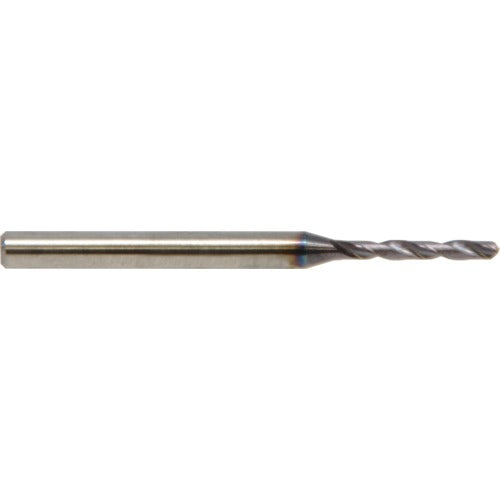 1.90 mm Dia. × 3.0 mm Shank × 14 mm Flute Length × 57 mm OAL, 5XD, 138°, ALtimaÂ, 2 Flute, Coolant Thru, Solid Carbide Drill - Exact Industrial Supply