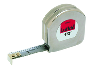 #C9212X - 1/2" x 12' - Chrome Clad Mezurall Measuring Tape - Top Tool & Supply