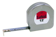 #C9212 - 1/2" x 12' - Chrome Clad Mezurall Measuring Tape - Top Tool & Supply